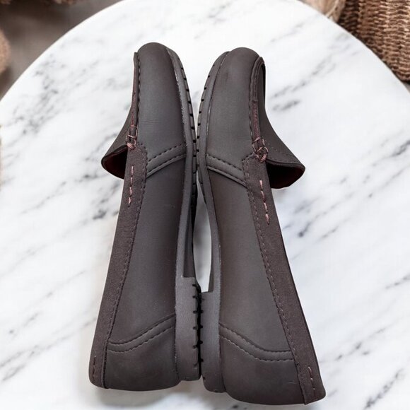 Crocs NWOB Marin ColorLite Loafers Women's Size 6.5 Mahogany Brown Slip On - Picture 9 of 11